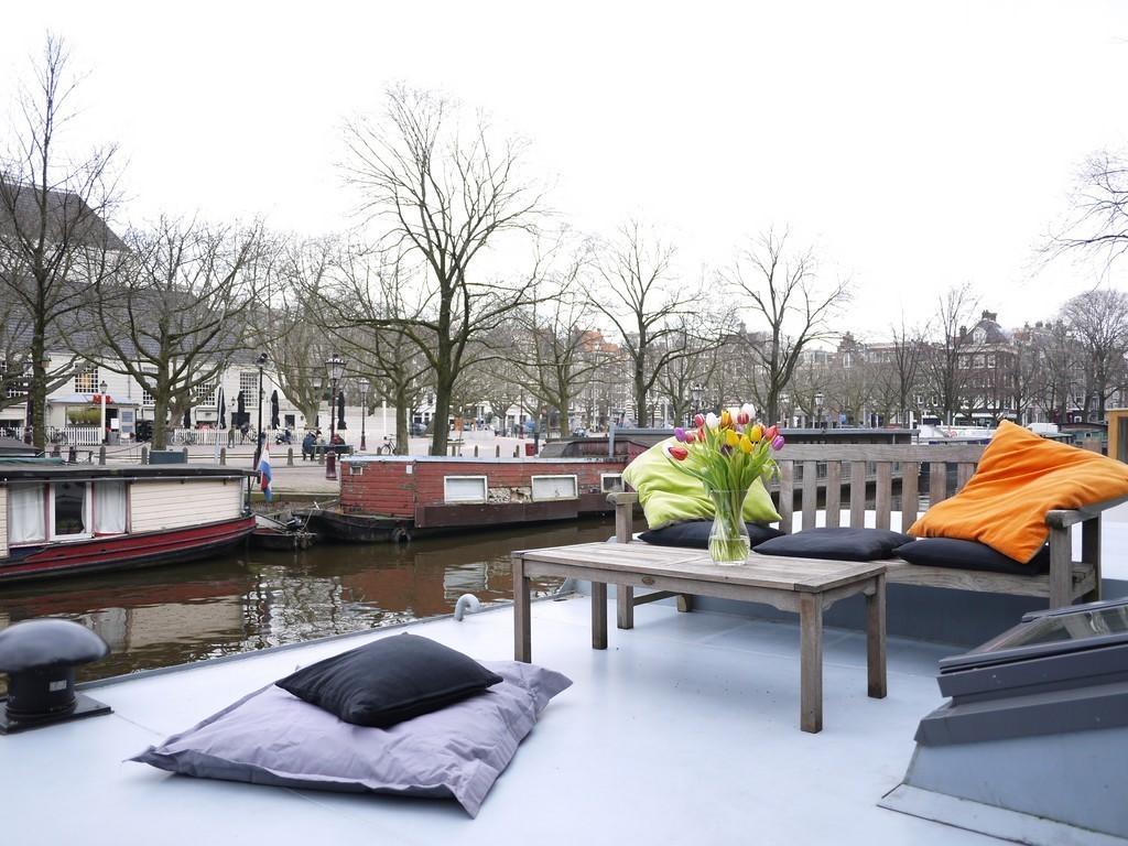 Houseboat Prinsheerlijk Hotel Amsterdam Kamer foto