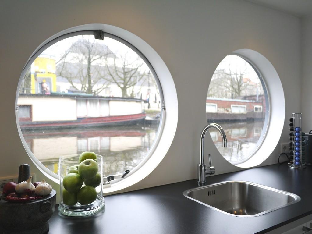 Houseboat Prinsheerlijk Hotel Amsterdam Kamer foto