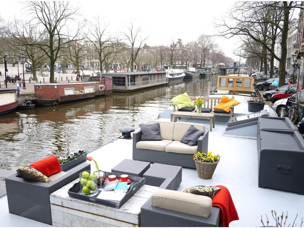 Houseboat Prinsheerlijk Hotel Amsterdam Kamer foto